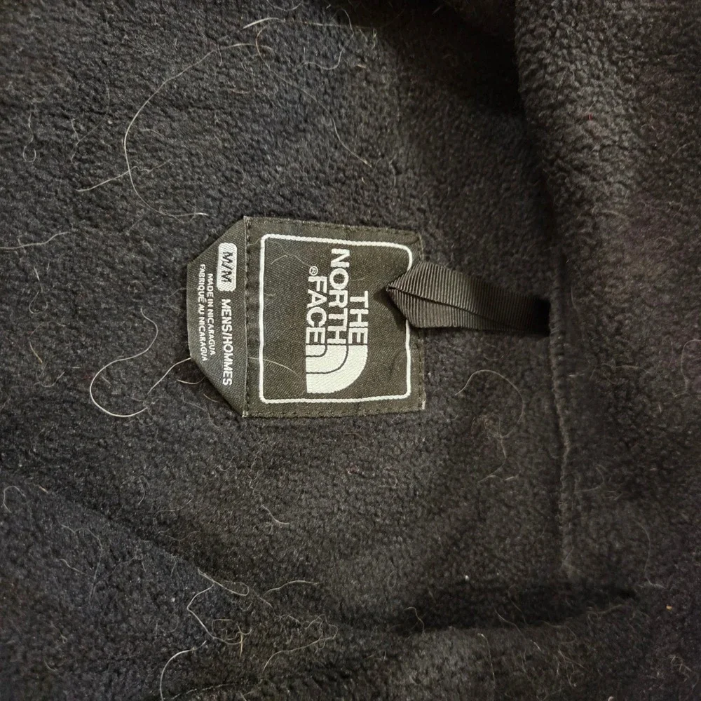 The North Face Denali Polartec Full Zip Fleece Jacket Mens Medium Black